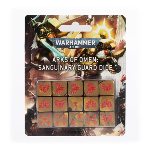 Cheap Arks of Omen Sanguinary Guard Dice Set from Games Workshop